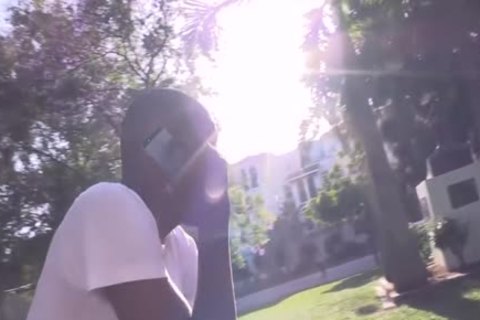 Caleb Andrews Enjoys His First Play With A darksome weenie