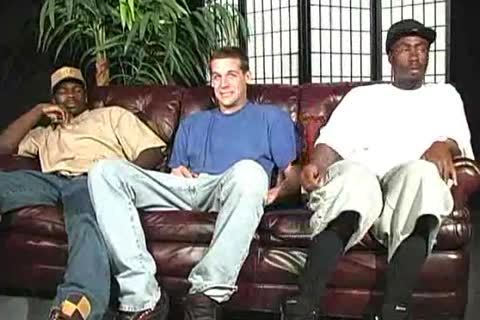wicked Interracial homo boys Threeway poke