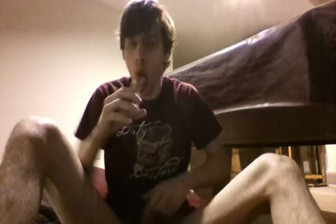 dilettante lad stroking Alone