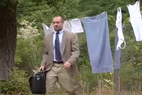 Salesman receives A Facial