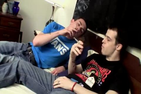 teen Brian Strowkes And slutty Eli Smoking whilst nailing Hard