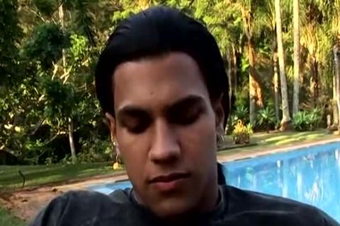 tasty Buff homo fellows mad tasty Poolside anal slamming