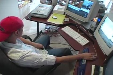 slutty teen With A Smooth And Toned Body Jack His gigantic ramrod Off