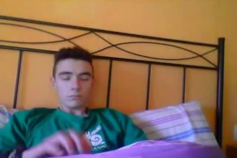 Spanish nasty lad With large shlong Cums On webcam