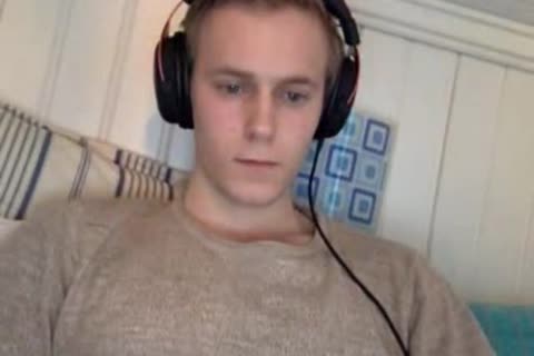 Norwegian naughty lad Fingering His Very monstrous butthole