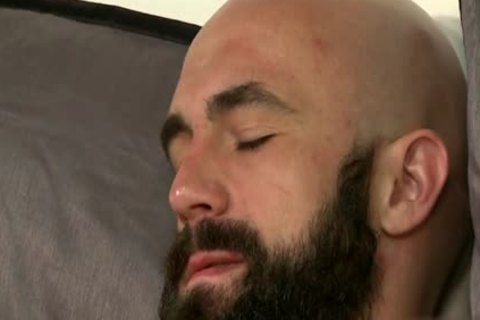 big penis Bear handjob With butthole ejaculation