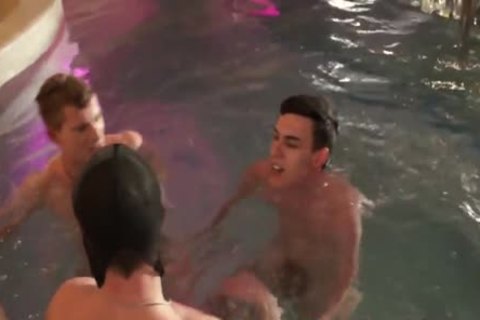 lusty homo handsome Euro non-professional receives Felt Up In A Blistering Sauna Filled With chap