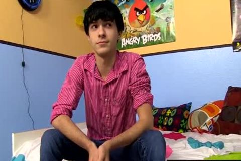 lustful Emo twink Interviewed On web camera Then Jerks Off