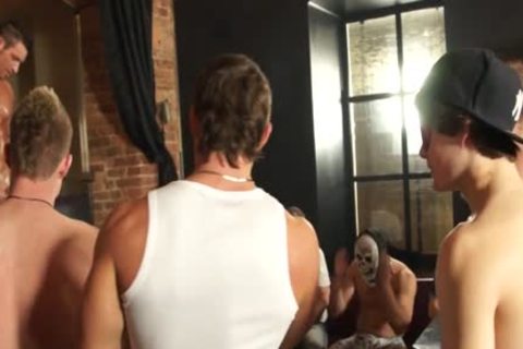 brawny orgy man bare drilled And Cocksucked