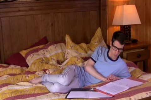 Jake Arrives To Provide The consummate Distraction For lustful Geeky twink Sacha