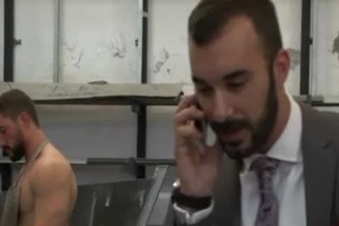 Muscle gay ass stab And Facial