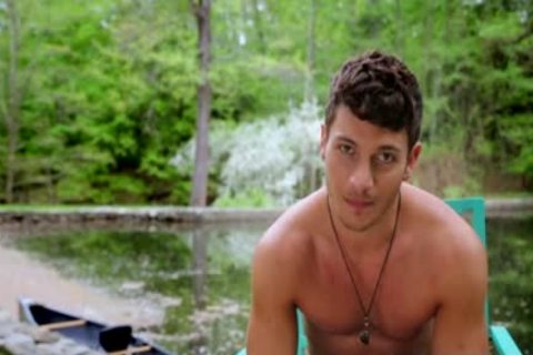 Muscle homosexual anal-copulation With ball cream flow