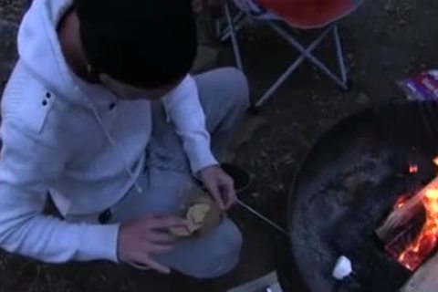 large knob gay ace poke With Facial