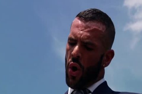 Muscle homosexual Outdoor With Facial