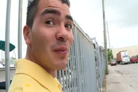 juicy gay Interracial And ass cum flow