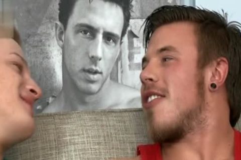 Muscle homosexual oral sex With Facial