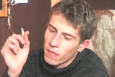 beautiful gay pooper rimming And goo flow
