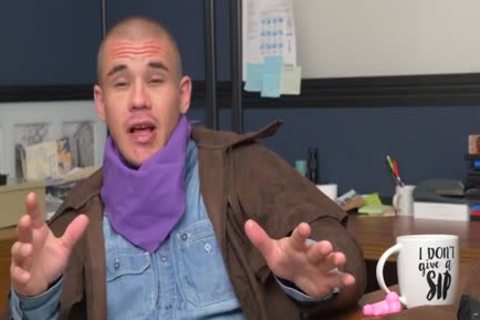 enormous penis gay sextoy And Facial