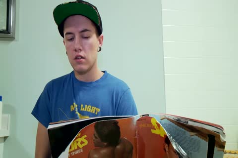 Bear slams bawdy cleft lad