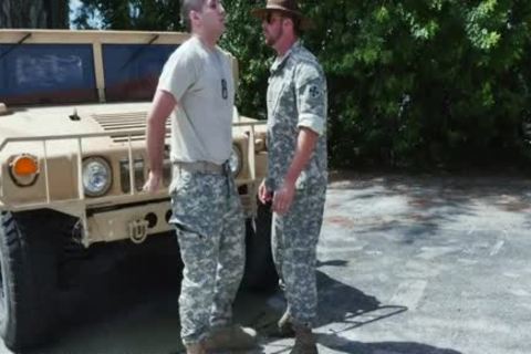 homo Drill Sergeant Gives nice butthole Training (tpc15426)