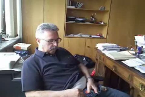 daddy Has A jerk off In The Office
