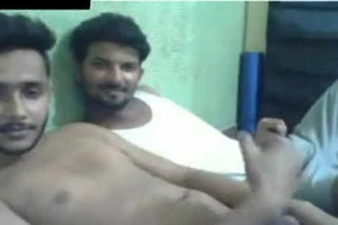 Indian males Having joy On web camera