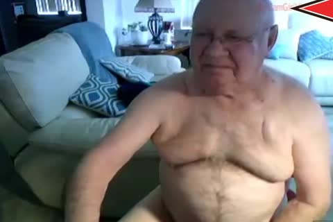 grandad cum On webcam