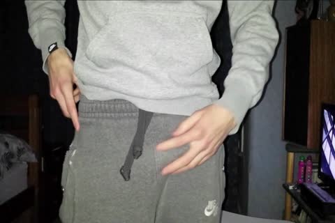 Skinny legal age teenager Showing Off His rod