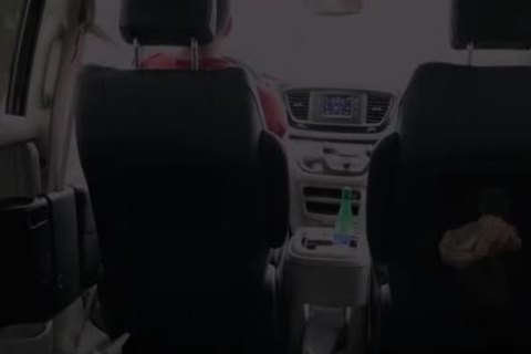 Teacher bareback roleplay in a car