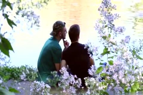 sleazy ramrod Flip Flop With ejaculate flow