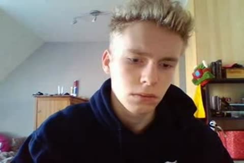 German twink Cums On Web Camera, Large rod, Round A-aperture