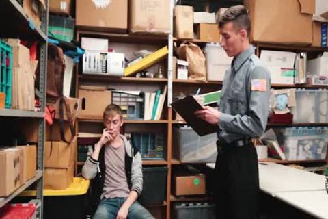 Straight boy Tricked Into Getting plowed By Mall Cop