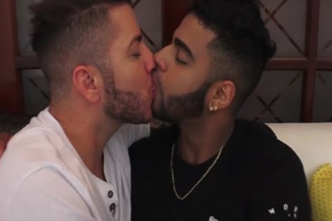 gay Male giving a kiss