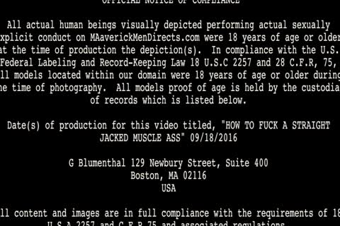 How To plow A Straight Jacked Muscle ass