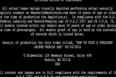 How To plow A Straight Jacked Muscle ass