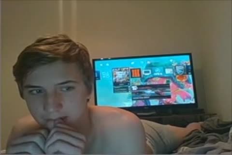 handsome Blond young Masturbates- Watch Part2 On GayBoysCamcom.