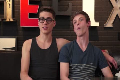 large rod twinks pooper-copulation And Facial