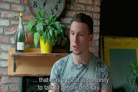 Gay receives real sex