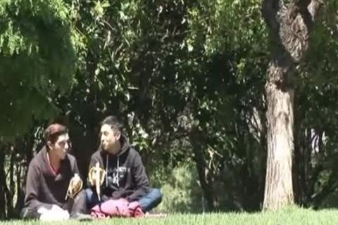 Hanging Out homo boyfrends get Itchy Pants