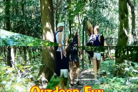 Drei Freunde Beim Ficken Outdoor Germany 2