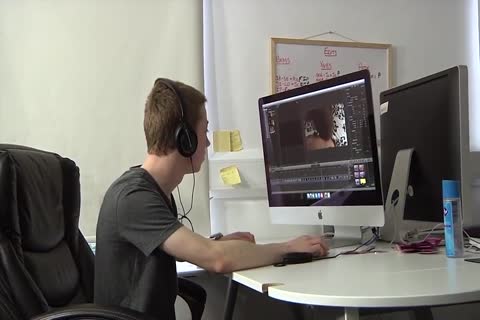 slutty gay Sex In The Office