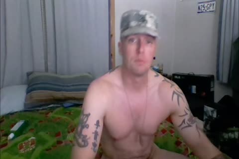 Army teen Jerks Off On web camera