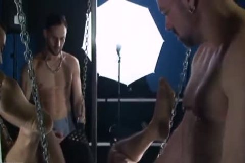 Leather Sling sperm Dump