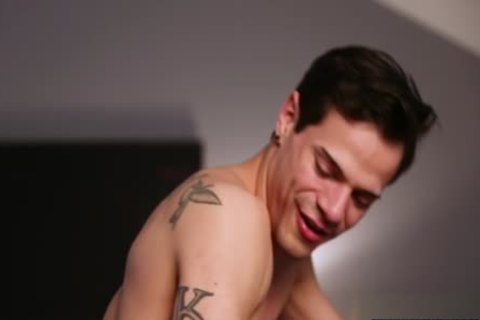 Latin homosexual Flip Flop With Facial