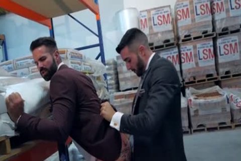 Muscle homosexual ass invasion With ejaculation