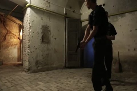 Barebackin lad Cops