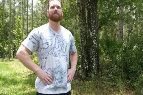 two Swinging dicks In The Woods