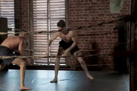 boys Wrestling previous to Being tied Up