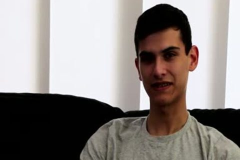 filthy teen Justin gets His Threeway wish