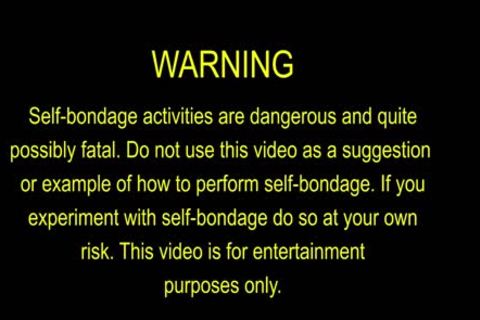 Male Solo bondage